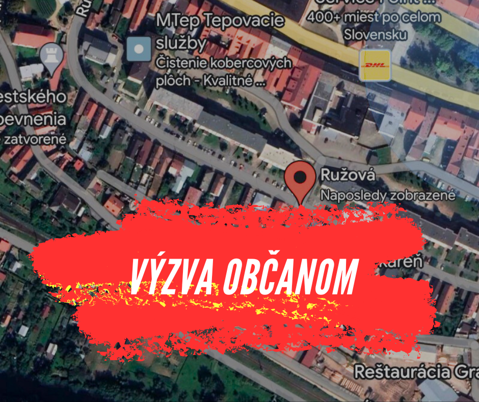 Upozornenie na obmedzenie parkovania