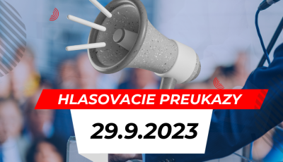 Vydanie hlasovacieho preukazu - Voľby do NRSR 2023