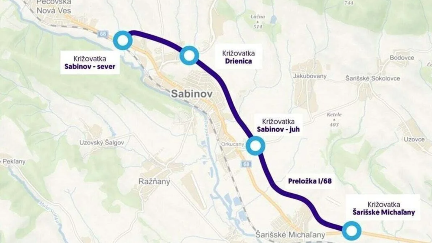 Obchvat Sabinova - pasportizácia nehnuteľností súvisiaca so začatím výstavby