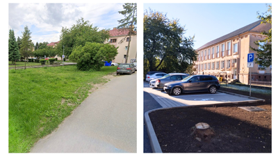 Nové parkovisko na Ul. 9. mája sa už naplno využíva