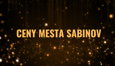 Výzva na podávanie návrhov na udelenie CENY MESTA SABINOV 