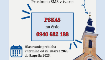 Pomôžte nám získať novú fasádu pre gréckokatolícky chrám v Sabinove