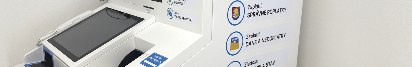 Miestne dane a poplatky môžete uhradiť rýchlo a pohodlne cez digitálny kiosk Arbipoint